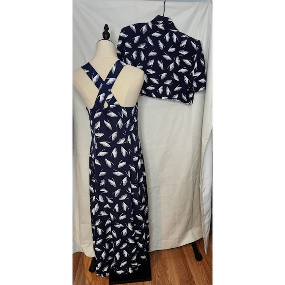 Vintage 1980s John Roberts Dress with Jacket - Picture 3 of 10